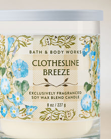 Clothesline Breeze Single Wick Candle